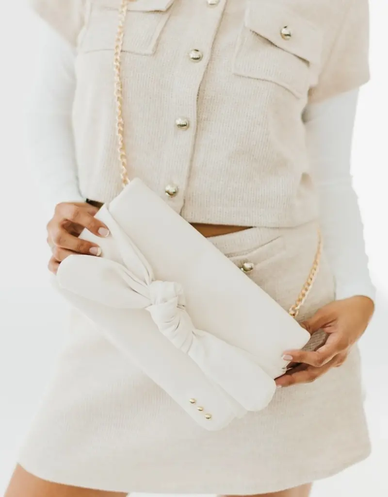 Billie Bow Clutch Crossbody Bag