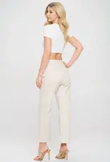 H.Rise Straight with Raw Cut Hem Jean