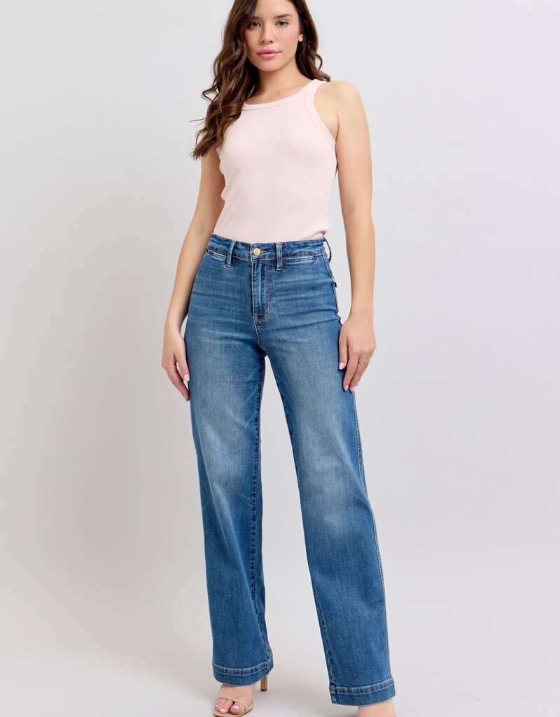 Judy Blue HW Contrast Thread Straight