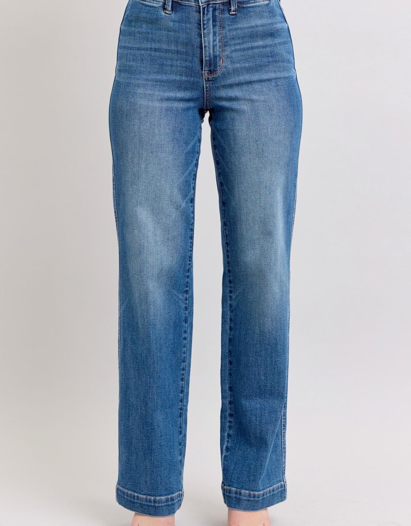 Judy Blue HW Contrast Thread Straight