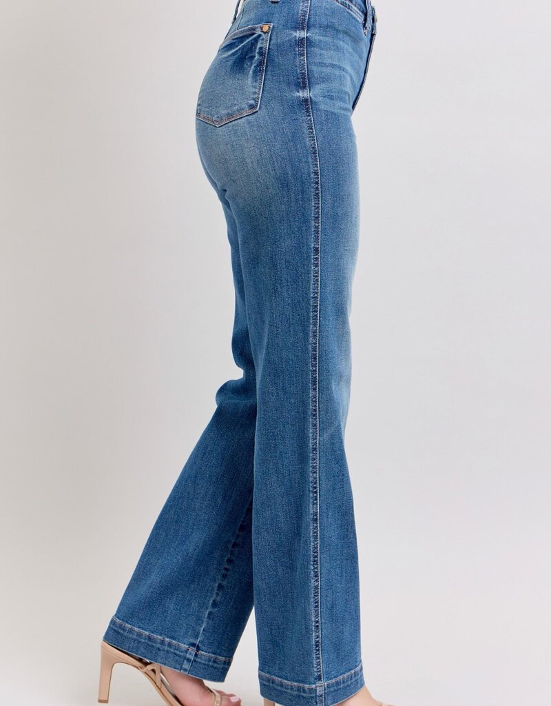 Judy Blue HW Contrast Thread Straight