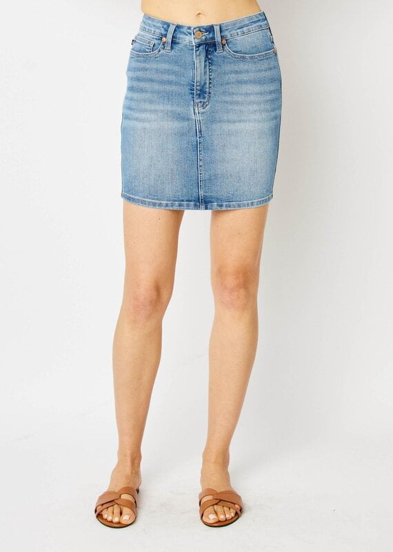 Judy Blue HW Tummy Control Skirt