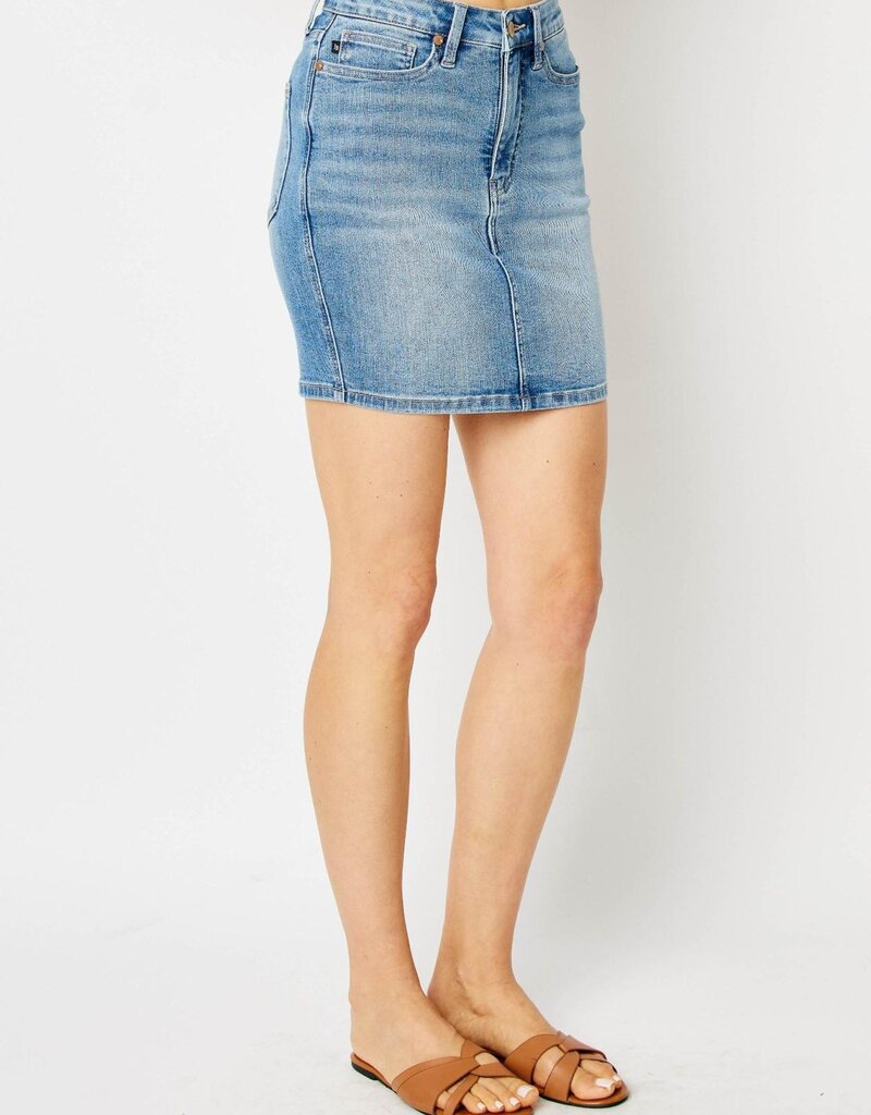 Judy Blue HW Tummy Control Skirt