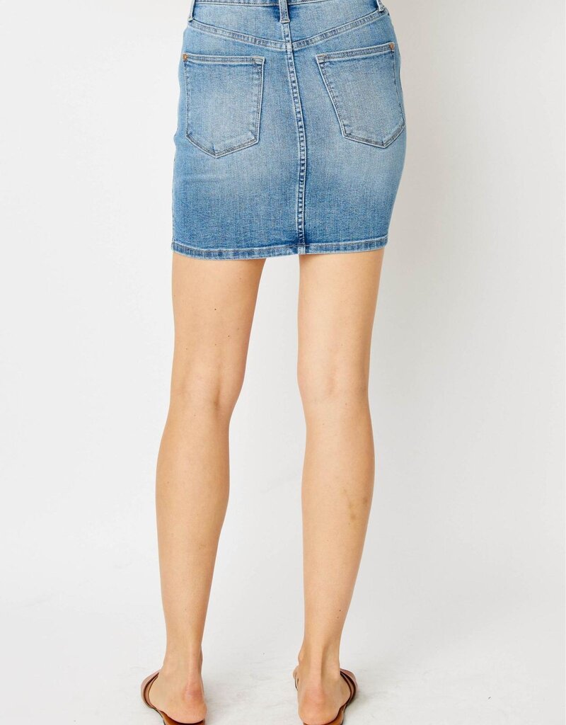 Judy Blue HW Tummy Control Skirt