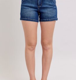 Judy Blue HW Double Button Waistband Shorts