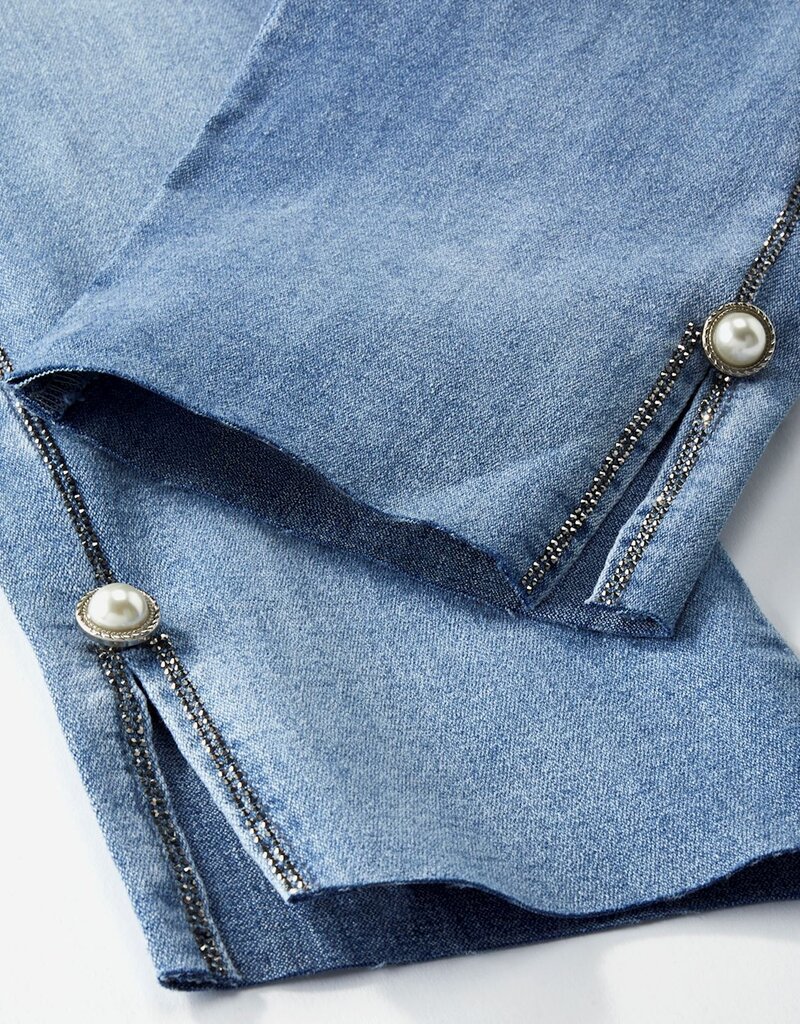 Charlie Paige Pull On Rhinstone & Pearl Jean