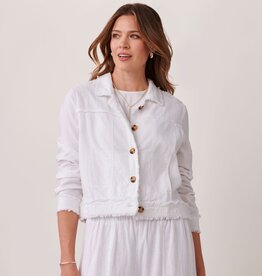 Relaxed Linen Blend Jacket