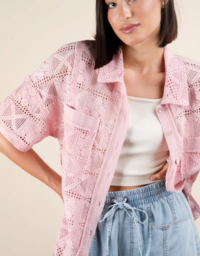 Over The Top Crocheted Shirt