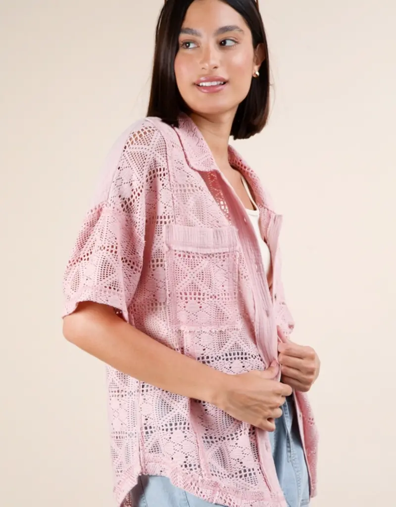 Over The Top Crocheted Shirt