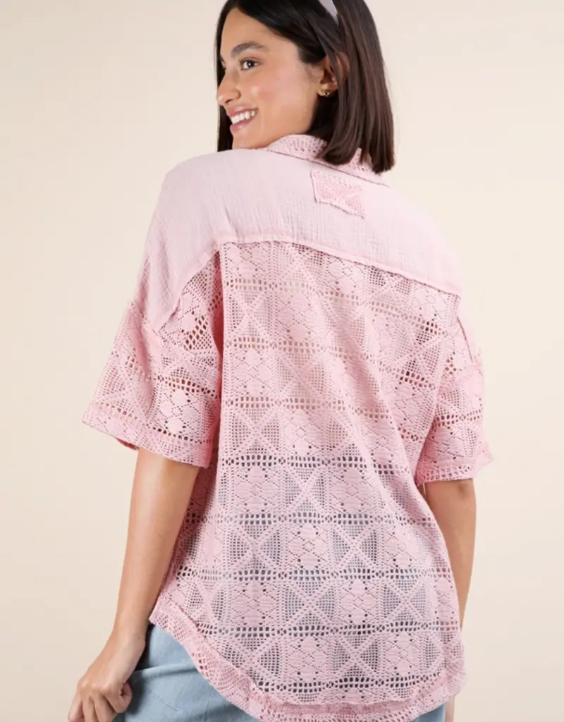 Over The Top Crocheted Shirt