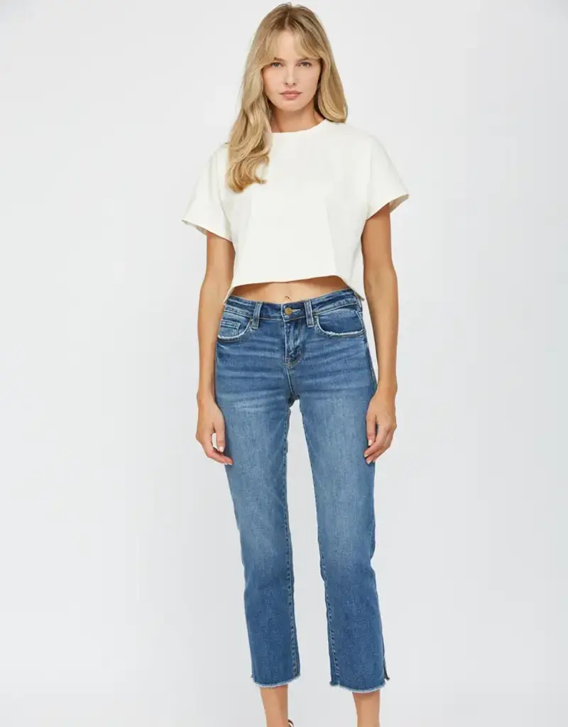 Freestyle Mid Rise Crop Jean