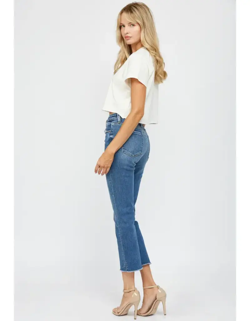 Freestyle Mid Rise Crop Jean