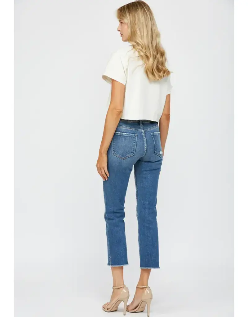 Freestyle Mid Rise Crop Jean