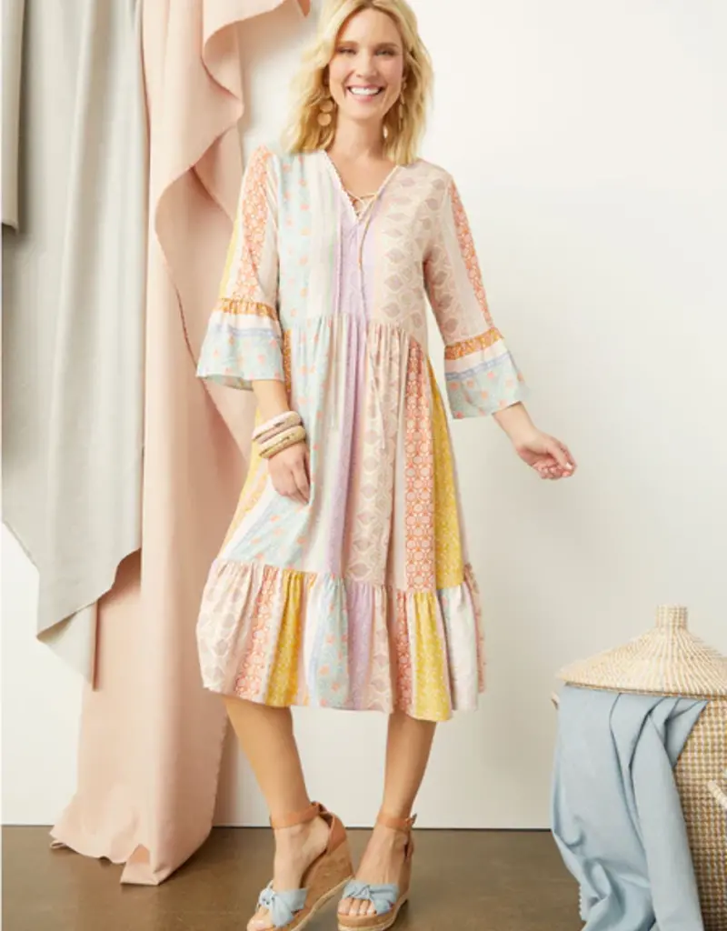 Willow Light Pastel Tiered Dress