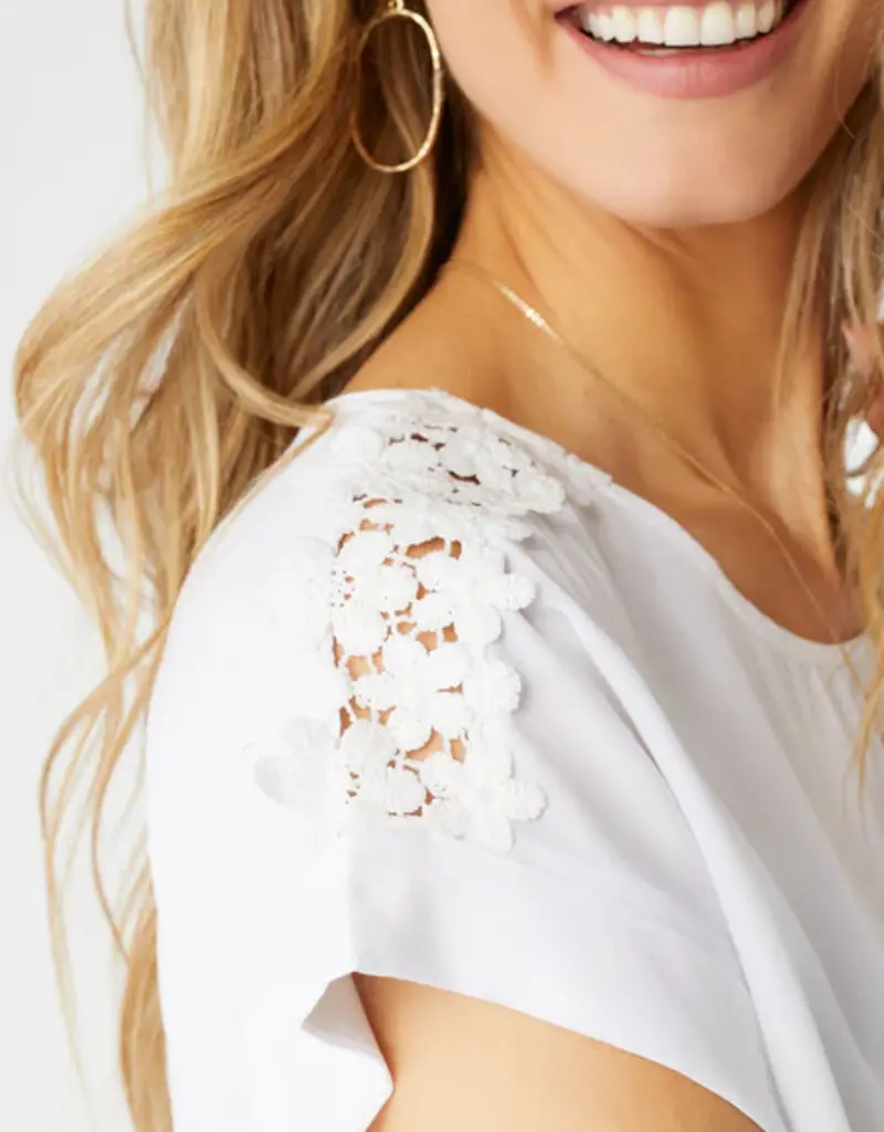 Selah Top with Shoulder Crochet