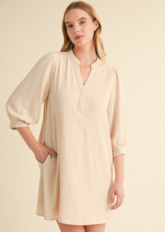 Peasant 3/4 Sleeve Dress