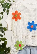 Flower Patch Crochet Top