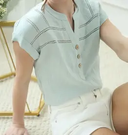 Crochet Lace Trim Top