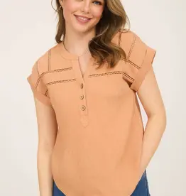 Crochet Lace Trim Top