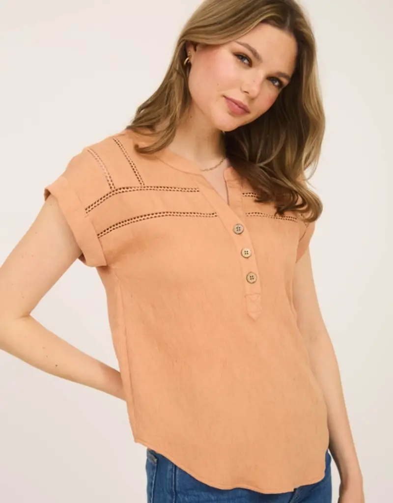 Crochet Lace Trim Top