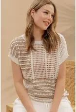 Breezy Day Crochet Knit Top