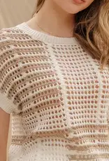 Breezy Day Crochet Knit Top
