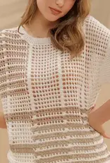 Breezy Day Crochet Knit Top