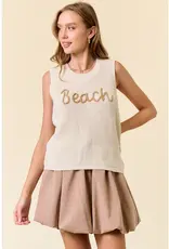 Beach Sweater Tank Top