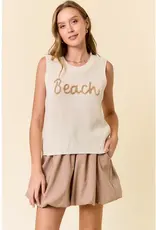 Beach Sweater Tank Top