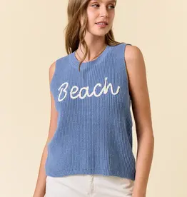 Beach Sweater Tank Top