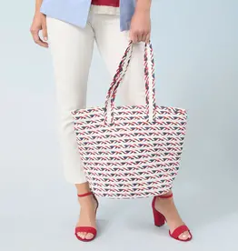 Summer Tote Red/White/Blue