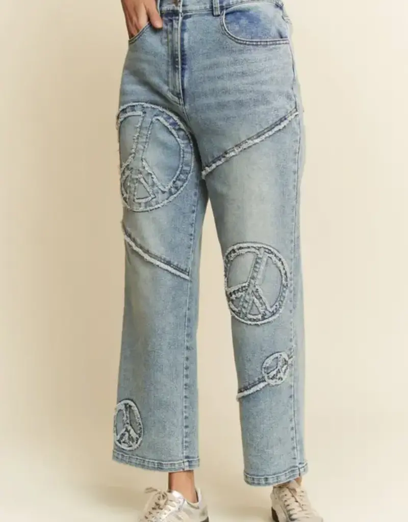 Peace Out Denim Pant