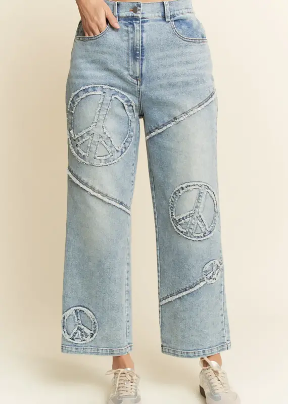 Peace Out Denim Pant
