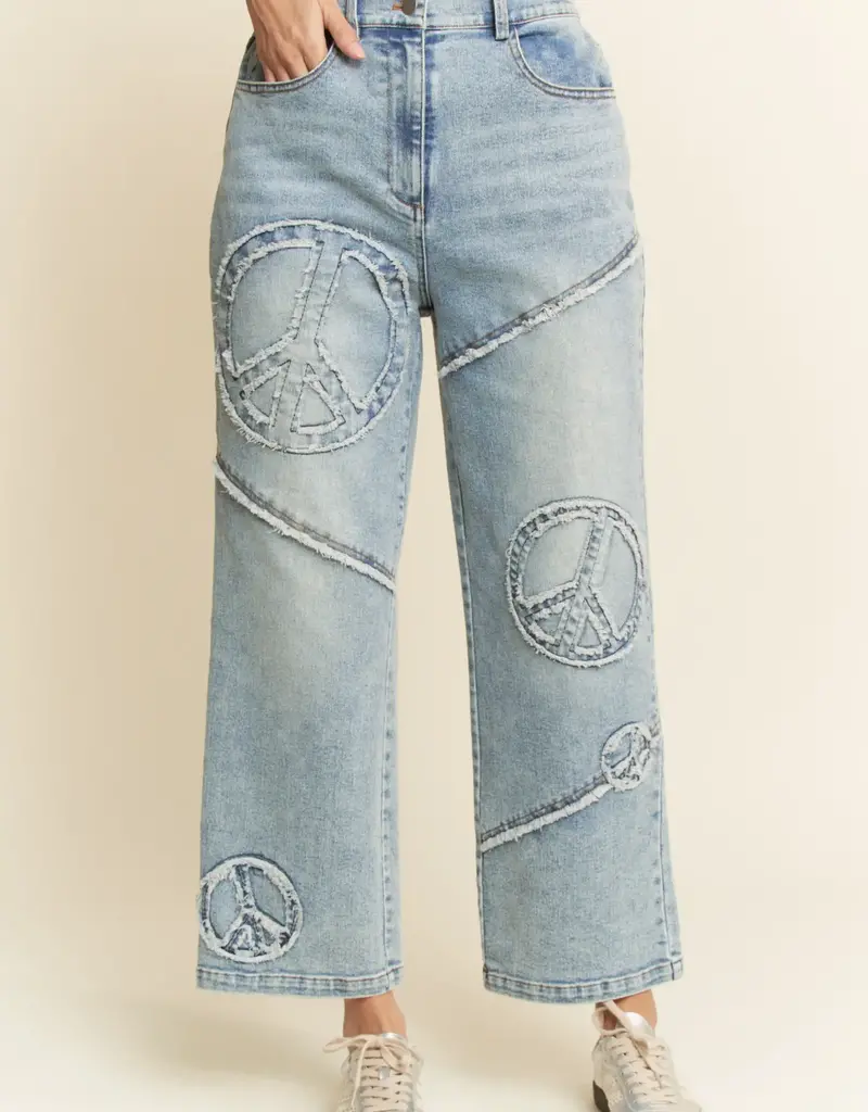 Peace Out Denim Pant