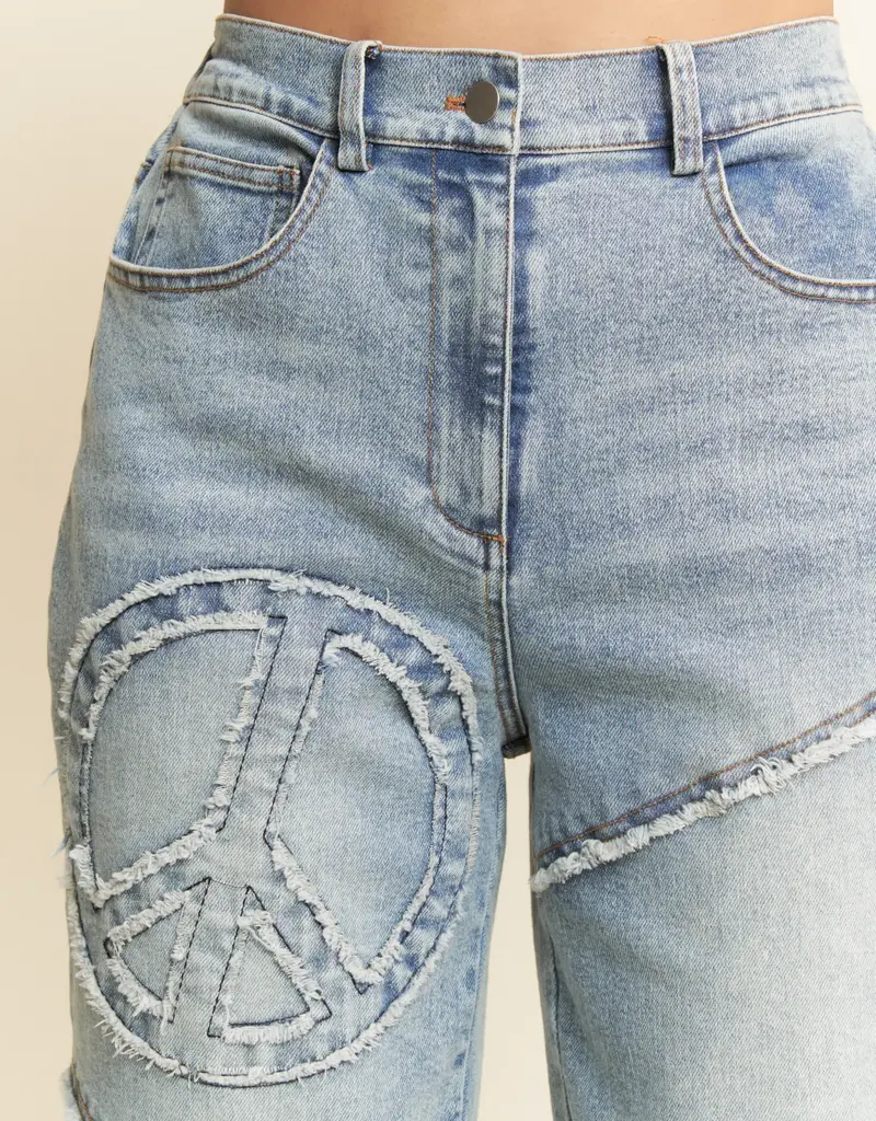 Peace Out Denim Pant