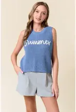 Summer Sweater Tank Top -