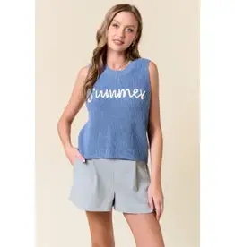 Summer Sweater Tank Top -