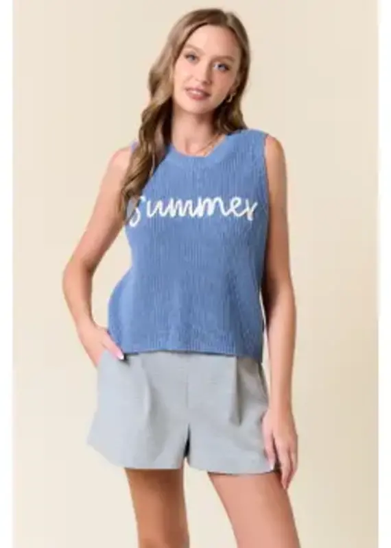 Summer Sweater Tank Top -