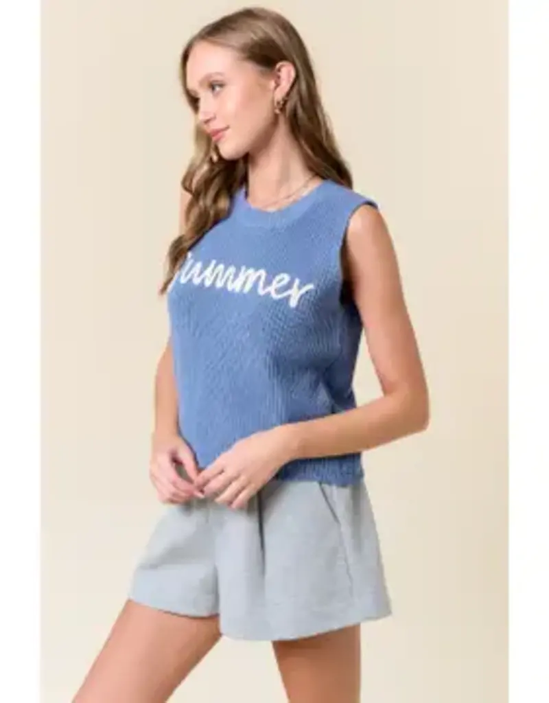 Summer Sweater Tank Top -