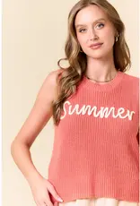 Summer Sweater Tank Top -