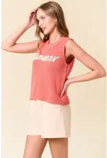 Summer Sweater Tank Top -