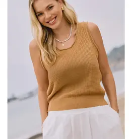 Sleeveless Knit Tank Top