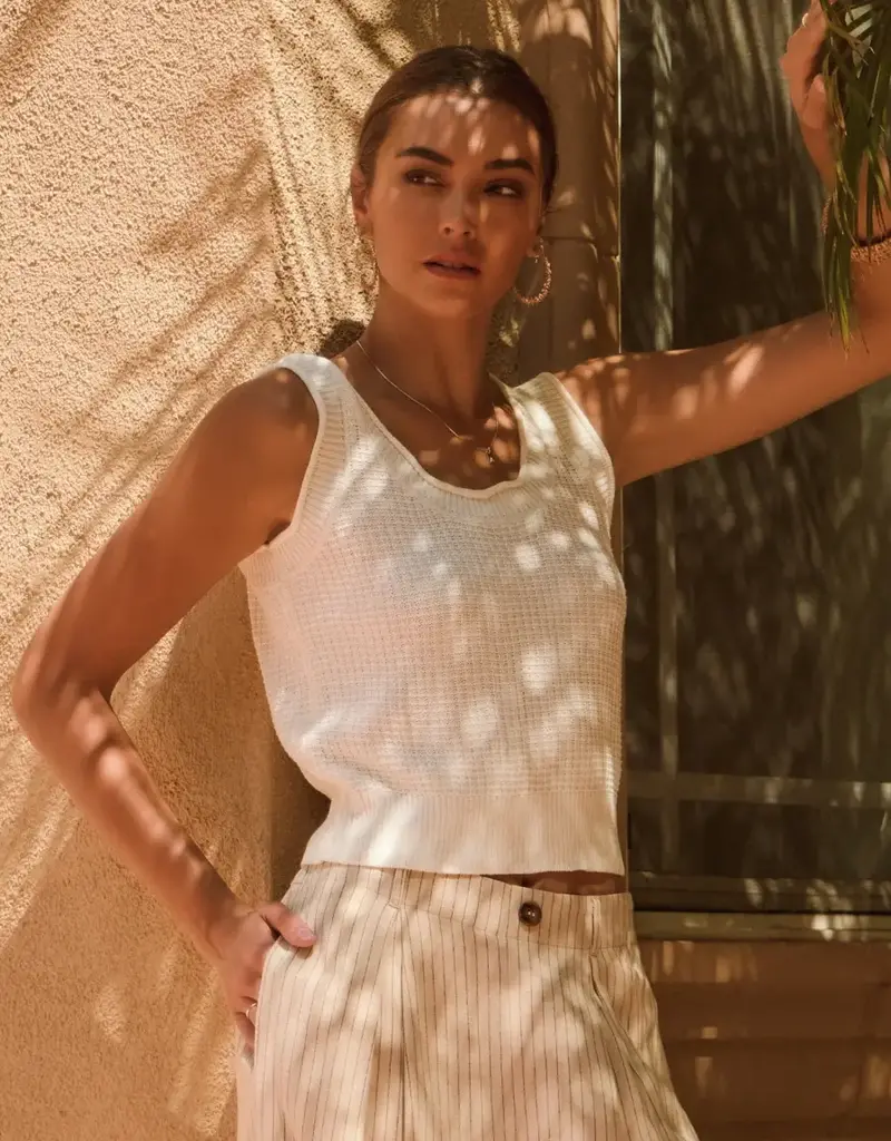 Sleeveless Knit Tank Top