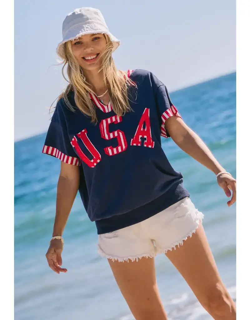 USA Applique Top