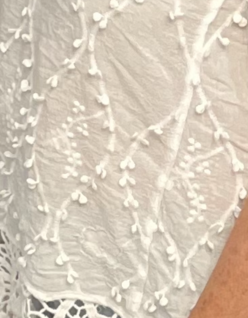 Sweet Summer Crochet Detail Top