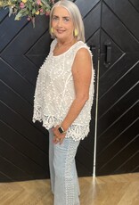 Sweet Summer Crochet Detail Top