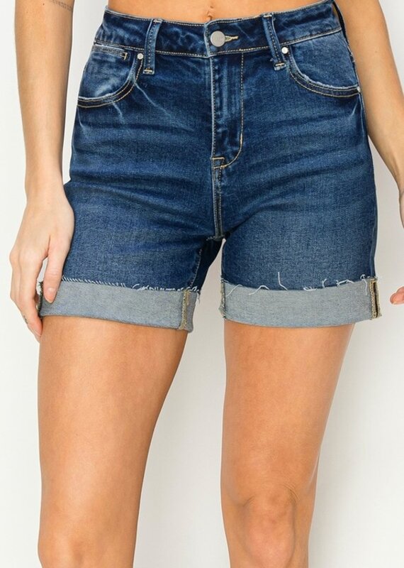 Risen High Rise Cuffed Shorts