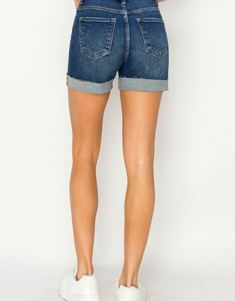 Risen High Rise Cuffed Shorts