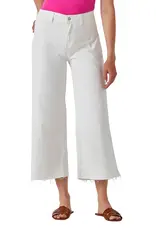 Charlie Paige Cotton Spandex Raw Hem Jean
