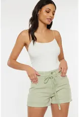 KANCAN HIGH RISE BELT DETAIL COLOR SHORT